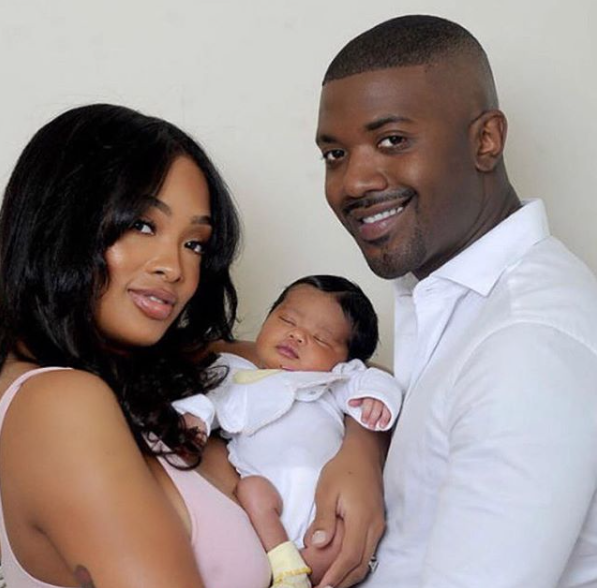 10 Sweet Family Photos Of Ray J, His Wife Princess and Their Daughter Melody Love